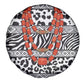 Nigeria Traditional Coral Bead Attire Spare Tire Cover African Tribal Element Wild Animal Skins
