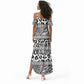 Nigeria Traditional Coral Bead Attire Summer Maxi Dress African Tribal Element Wild Animal Skins