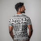 Nigeria Traditional Coral Bead Attire T shirt African Tribal Element Wild Animal Skins