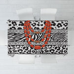 Nigeria Traditional Coral Bead Attire Tablecloth African Tribal Element Wild Animal Skins