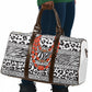 Nigeria Traditional Coral Bead Attire Travel Bag African Tribal Element Wild Animal Skins