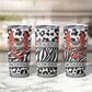 Nigeria Traditional Coral Bead Attire Tumbler Cup African Tribal Element Wild Animal Skins