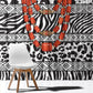 Nigeria Traditional Coral Bead Attire Window Curtain African Tribal Element Wild Animal Skins