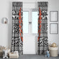 Nigeria Traditional Coral Bead Attire Window Curtain African Tribal Element Wild Animal Skins