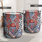 Nigeria Traditional Coral Bead Attire Laundry Basket Tribal African Style