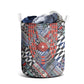 Nigeria Traditional Coral Bead Attire Laundry Basket Tribal African Style