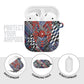 Nigeria Traditional Coral Bead Attire AirPods Case Tribal African Style