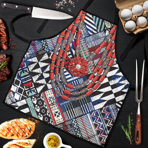 Nigeria Traditional Coral Bead Attire Apron Tribal African Style