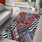 Nigeria Traditional Coral Bead Attire Area Rug Tribal African Style