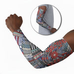 Nigeria Traditional Coral Bead Attire Arm Sleeves Tribal African Style