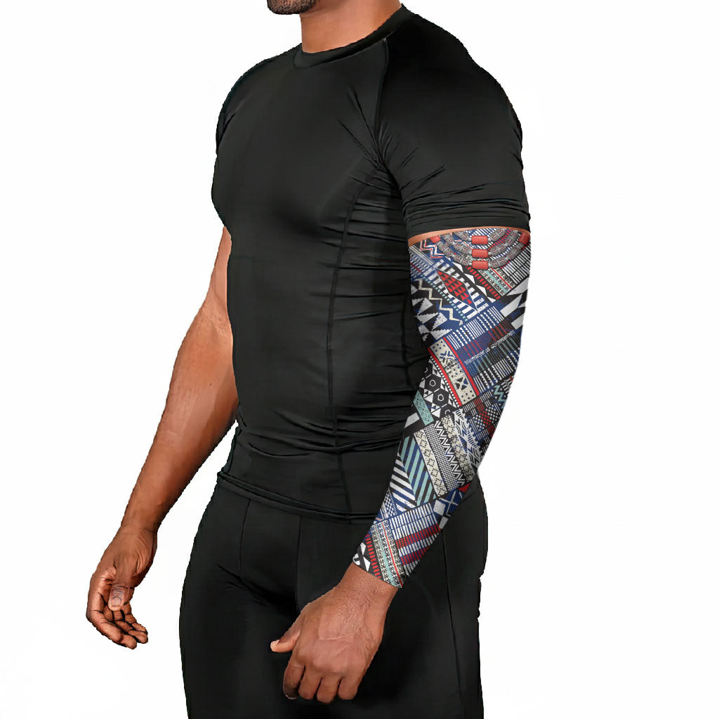 Nigeria Traditional Coral Bead Attire Arm Sleeves Tribal African Style