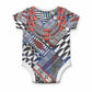 Nigeria Traditional Coral Bead Attire Baby Onesie Tribal African Style