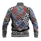 Nigeria Traditional Coral Bead Attire Baseball Jacket Tribal African Style
