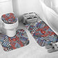 Nigeria Traditional Coral Bead Attire Bathroom Set Tribal African Style