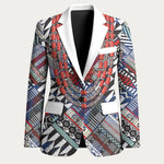 Nigeria Traditional Coral Bead Attire Blazer Tribal African Style