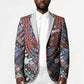Nigeria Traditional Coral Bead Attire Blazer Tribal African Style