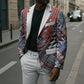 Nigeria Traditional Coral Bead Attire Blazer Tribal African Style