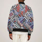 Nigeria Traditional Coral Bead Attire Bomber Jacket Tribal African Style