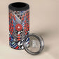 Nigeria Traditional Coral Bead Attire 4 in 1 Can Cooler Tumbler Tribal African Style