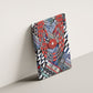Nigeria Traditional Coral Bead Attire Canvas Wall Art Tribal African Style