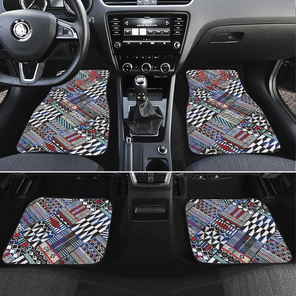 Nigeria Traditional Coral Bead Attire Car Mats Tribal African Style