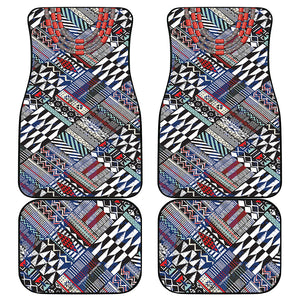 Nigeria Traditional Coral Bead Attire Car Mats Tribal African Style