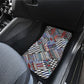 Nigeria Traditional Coral Bead Attire Car Mats Tribal African Style