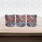 Nigeria Traditional Coral Bead Attire Ceramic Mug Tribal African Style