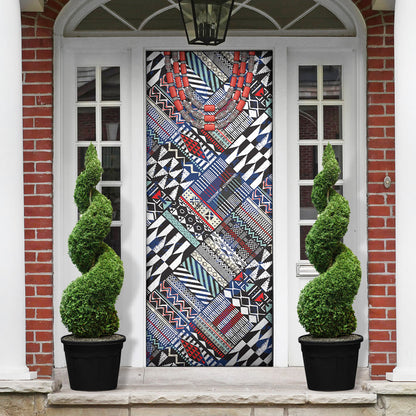 Nigeria Traditional Coral Bead Attire Door Cover Tribal African Style