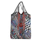 Nigeria Traditional Coral Bead Attire Grocery Bag Tribal African Style