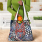 Nigeria Traditional Coral Bead Attire Grocery Bag Tribal African Style