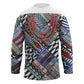 Nigeria Traditional Coral Bead Attire Hockey Jersey Tribal African Style