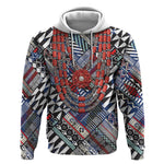 Nigeria Traditional Coral Bead Attire Hoodie Tribal African Style