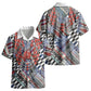 Nigeria Traditional Coral Bead Attire Kid Hawaiian Shirt Tribal African Style