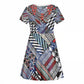 Nigeria Traditional Coral Bead Attire Kid Short Sleeve Dress Tribal African Style