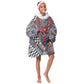Nigeria Traditional Coral Bead Attire Kid Wearable Blanket Hoodie Tribal African Style