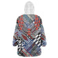 Nigeria Traditional Coral Bead Attire Kid Wearable Blanket Hoodie Tribal African Style
