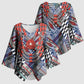 Nigeria Traditional Coral Bead Attire Kimono Sleeve Blouse Tribal African Style