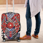 Nigeria Traditional Coral Bead Attire Luggage Cover Tribal African Style