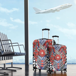 Nigeria Traditional Coral Bead Attire Luggage Cover Tribal African Style