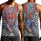 Nigeria Traditional Coral Bead Attire Men Tank Top Tribal African Style