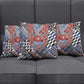 Nigeria Traditional Coral Bead Attire Pillow Cover Tribal African Style