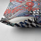 Nigeria Traditional Coral Bead Attire Pillow Cover Tribal African Style