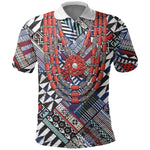 Nigeria Traditional Coral Bead Attire Polo Shirt Tribal African Style