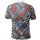 Nigeria Traditional Coral Bead Attire Polo Shirt Tribal African Style