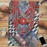 Nigeria Traditional Coral Bead Attire Puzzle Tribal African Style