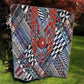 Nigeria Traditional Coral Bead Attire Quilt Tribal African Style