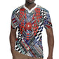 Nigeria Traditional Coral Bead Attire Rugby Jersey Tribal African Style
