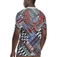 Nigeria Traditional Coral Bead Attire Rugby Jersey Tribal African Style