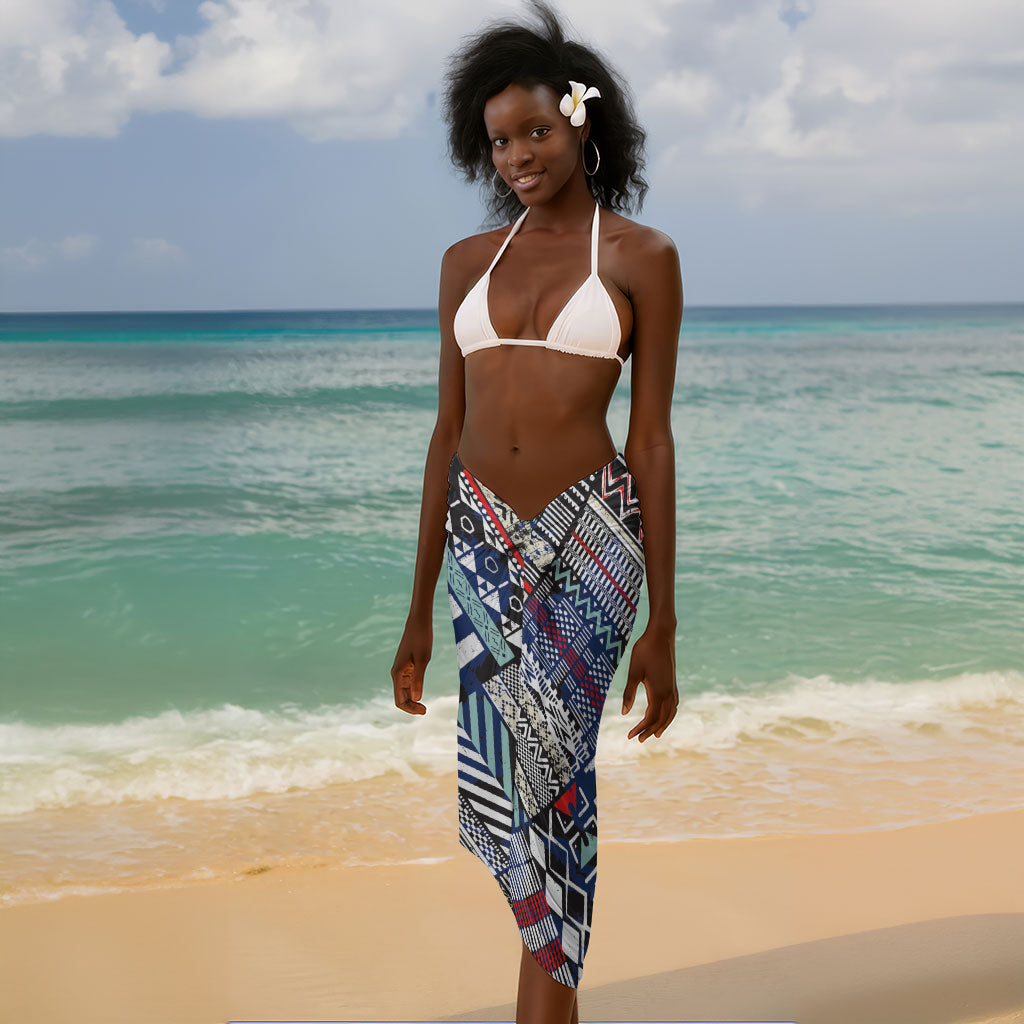 Nigeria Traditional Coral Bead Attire Sarong Tribal African Style
